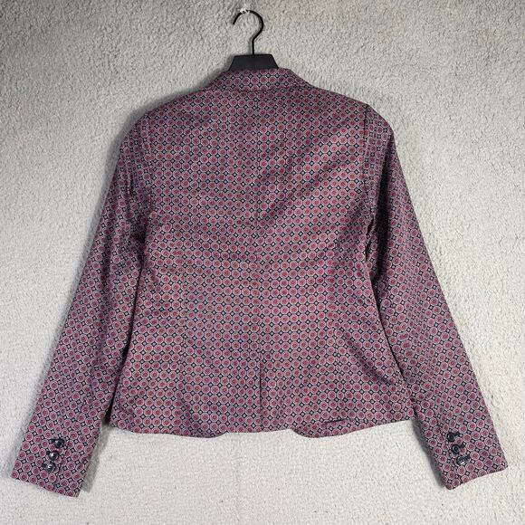 The Limited Women's XS Printed Blazer Geo Pattern Work Jacket Lined Career - Picture 5 of 9